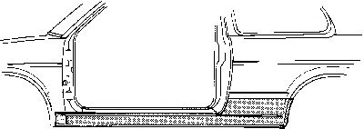VAN WEZEL 5812101 -  Накладка порога